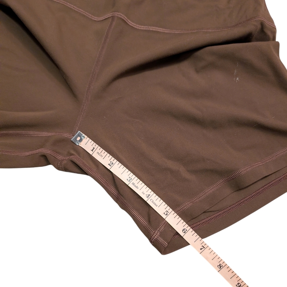Lululemon Align High Rise 6" Shorts Java Brown Si… - image 5
